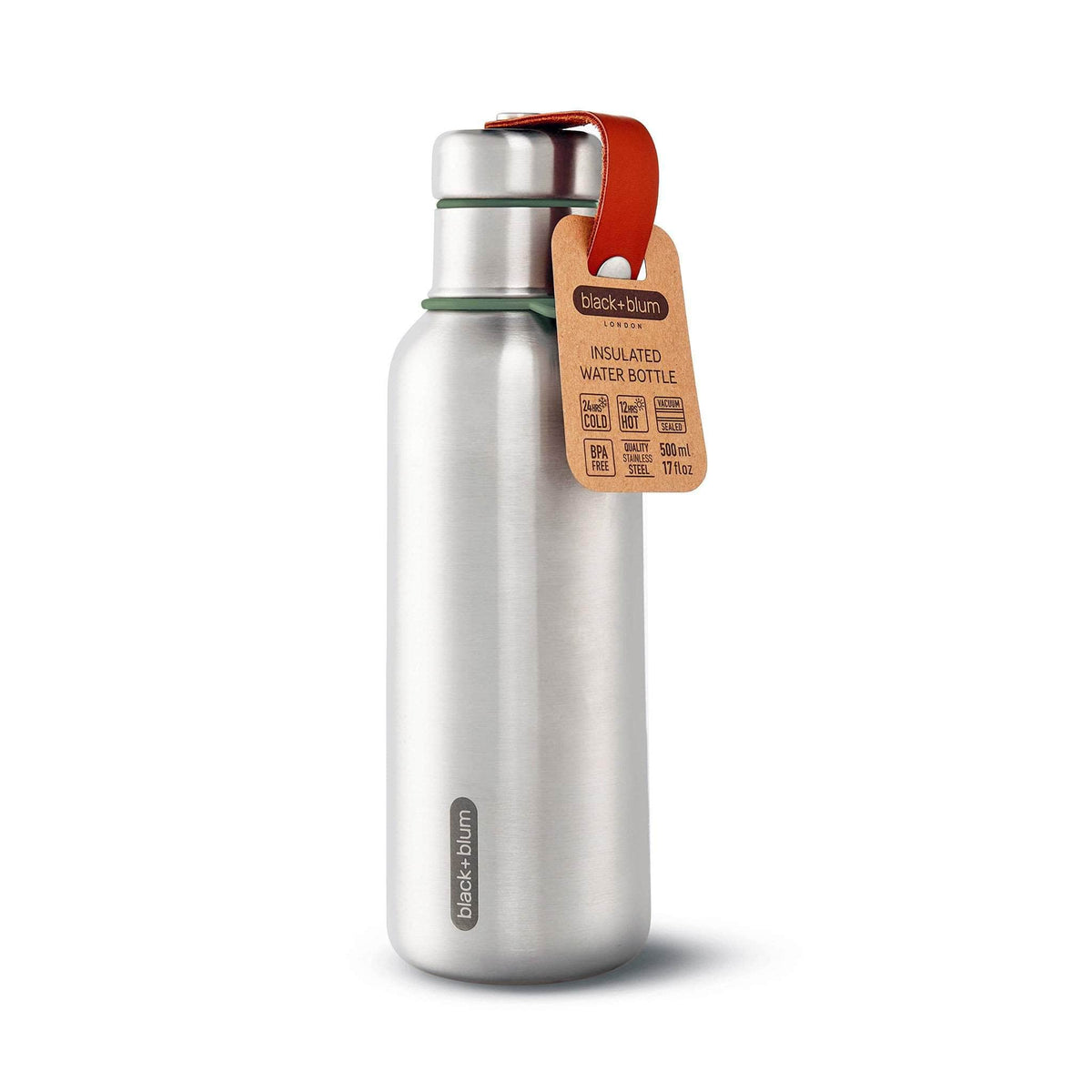 Silver Stainless Steel Insulated Water Bottle, 500 Ml