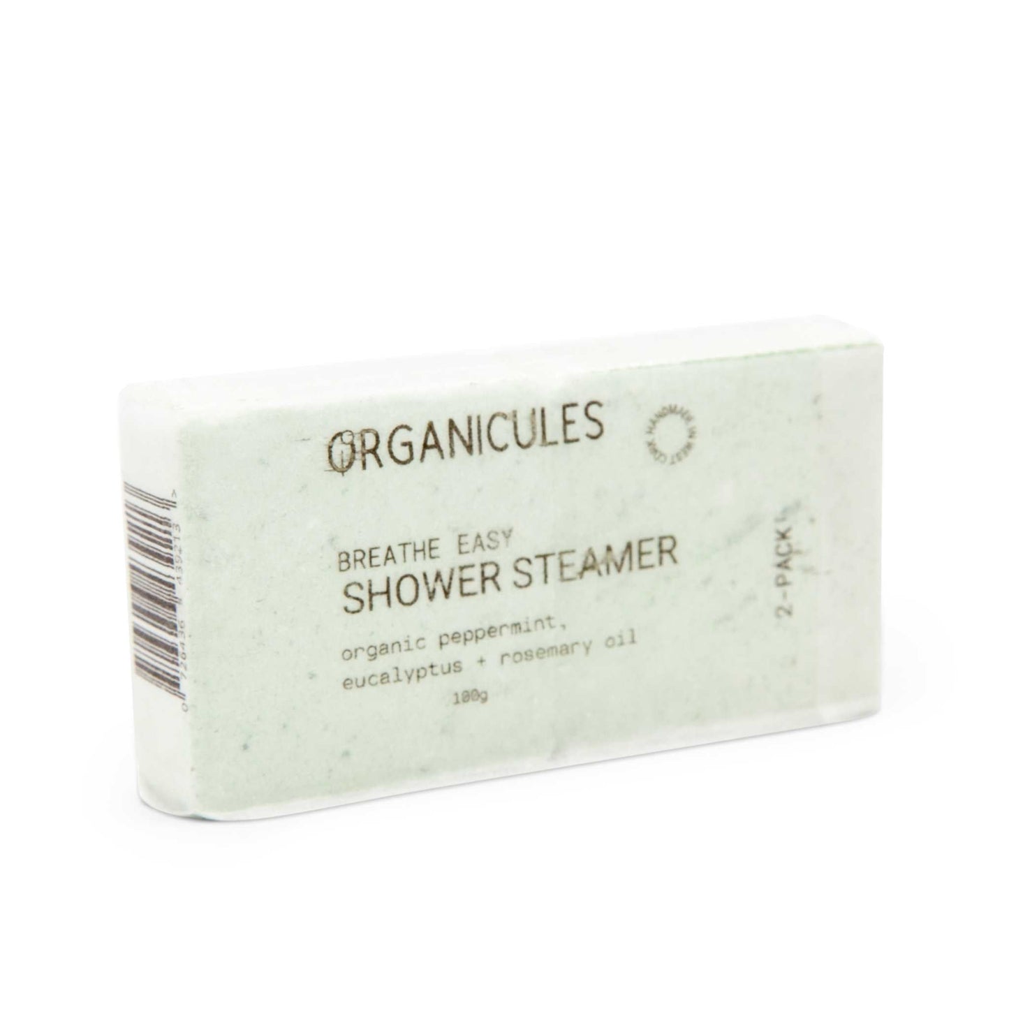 Organicules Bath Soak 2-Pack Shower Steamers - Eucalyptus, Peppermint & Rosemary - Organicules