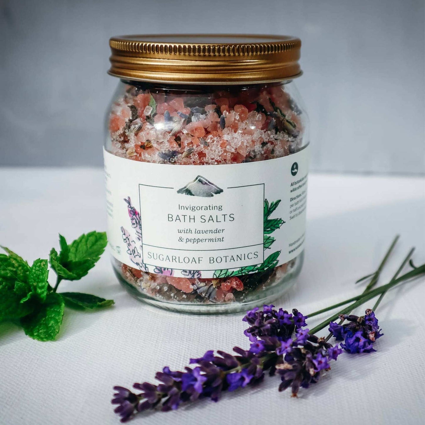 Sugarloaf Botanics Bath Soak Lavender & Peppermint Bath Salts 300g - Sugarloaf Botanics