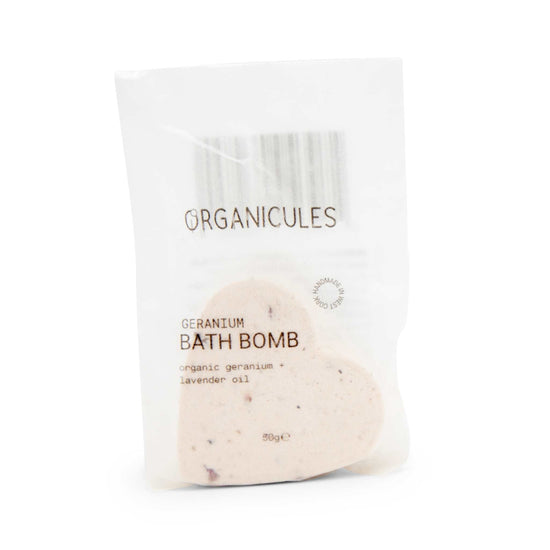 Organicules Bath Soak Organicules Bath Bomb - Rose Geranium & Himalyan Salt