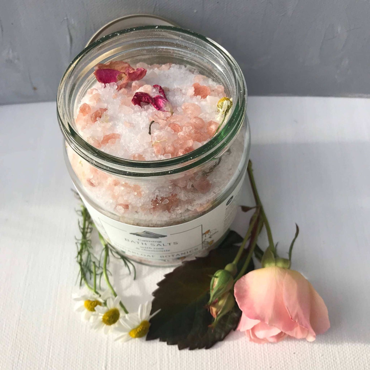 Sugarloaf Botanics Bath Soak Rose & Chamomile Bath Salts 300g - Sugarloaf Botanics