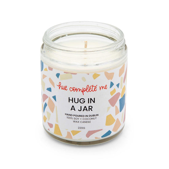 Hue Complete Me Candles Hug in a Jar Candle in Glass Jar - 220g/40 hours