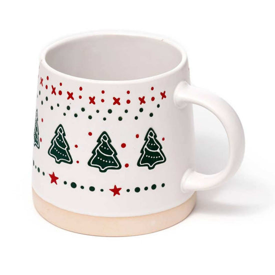 Puckator Coffee Cup Christmas Tree Stoneware Mug