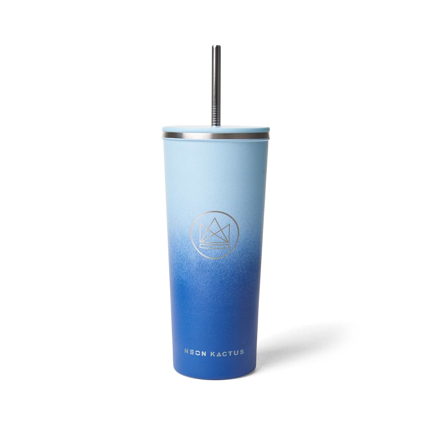 Neon Kactus Coffee Cup Insulated Tumbler with Lid & Straw - 24oz/710ml -  Good Vibes - Neon Kactus