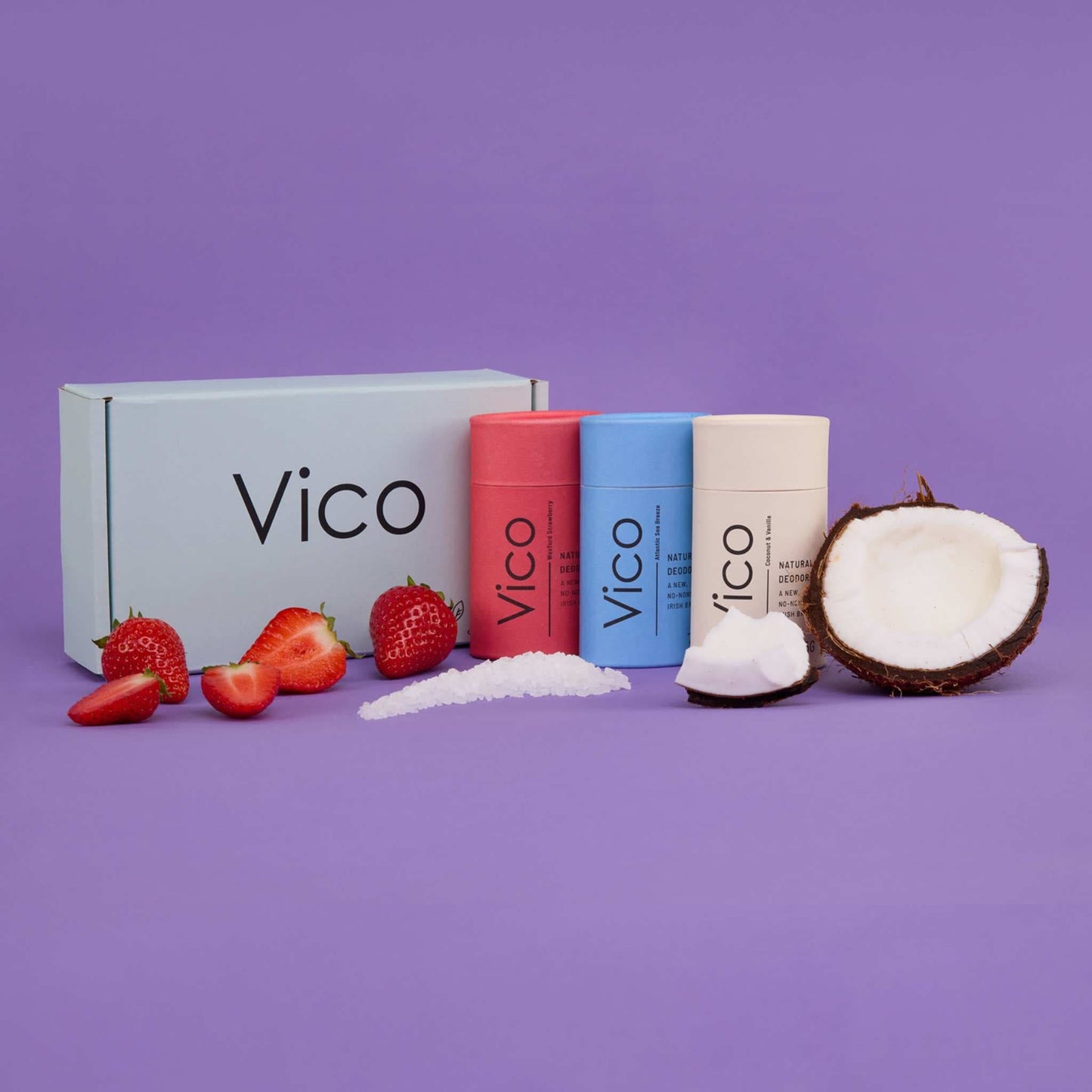 Vico Deodorant Vico Natural Deodorant Starter Pack - 24 Hour Odour Protection