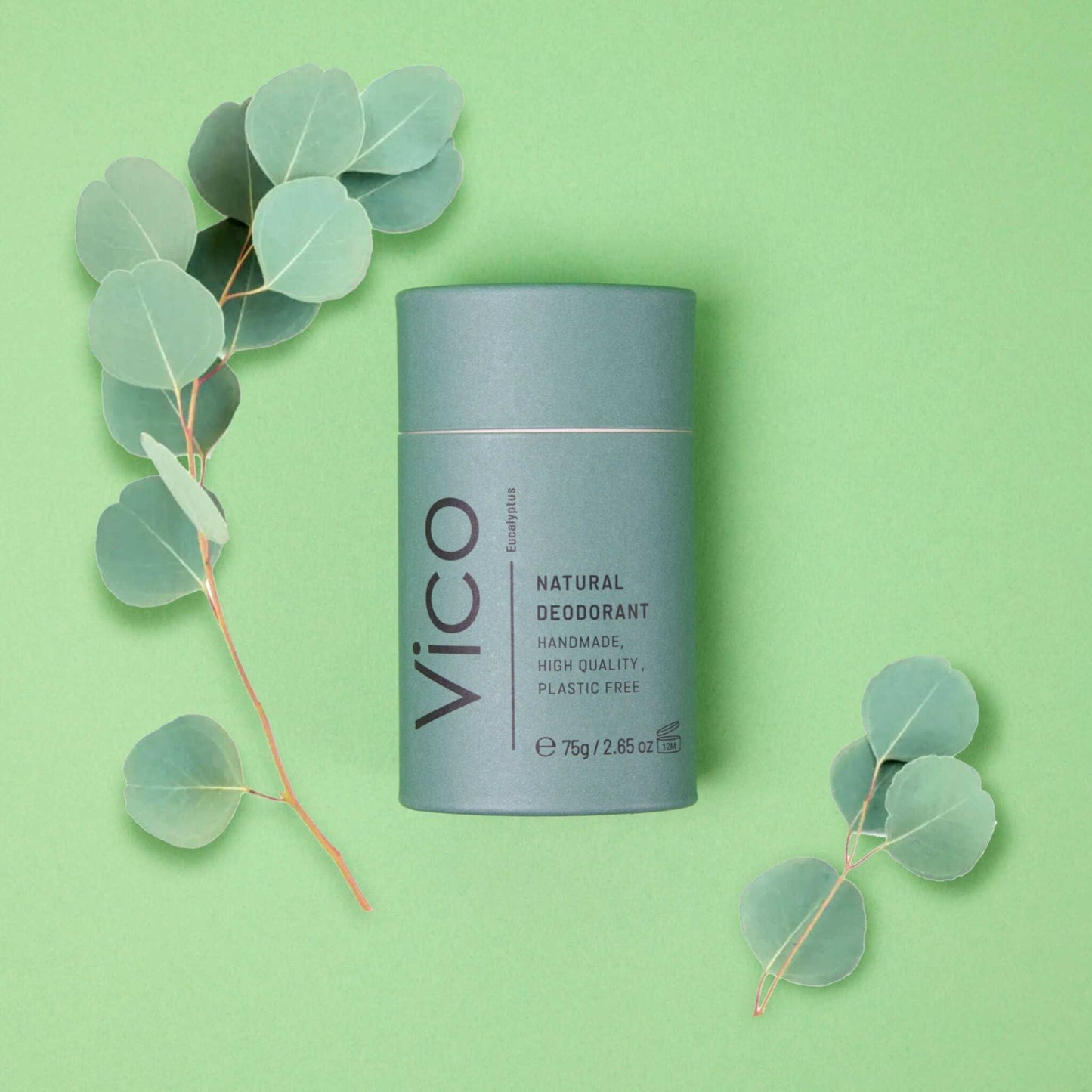 Vico Deodorant Vico Natural Deodorant Stick - 24hr Odour Protection - Eucalyptus