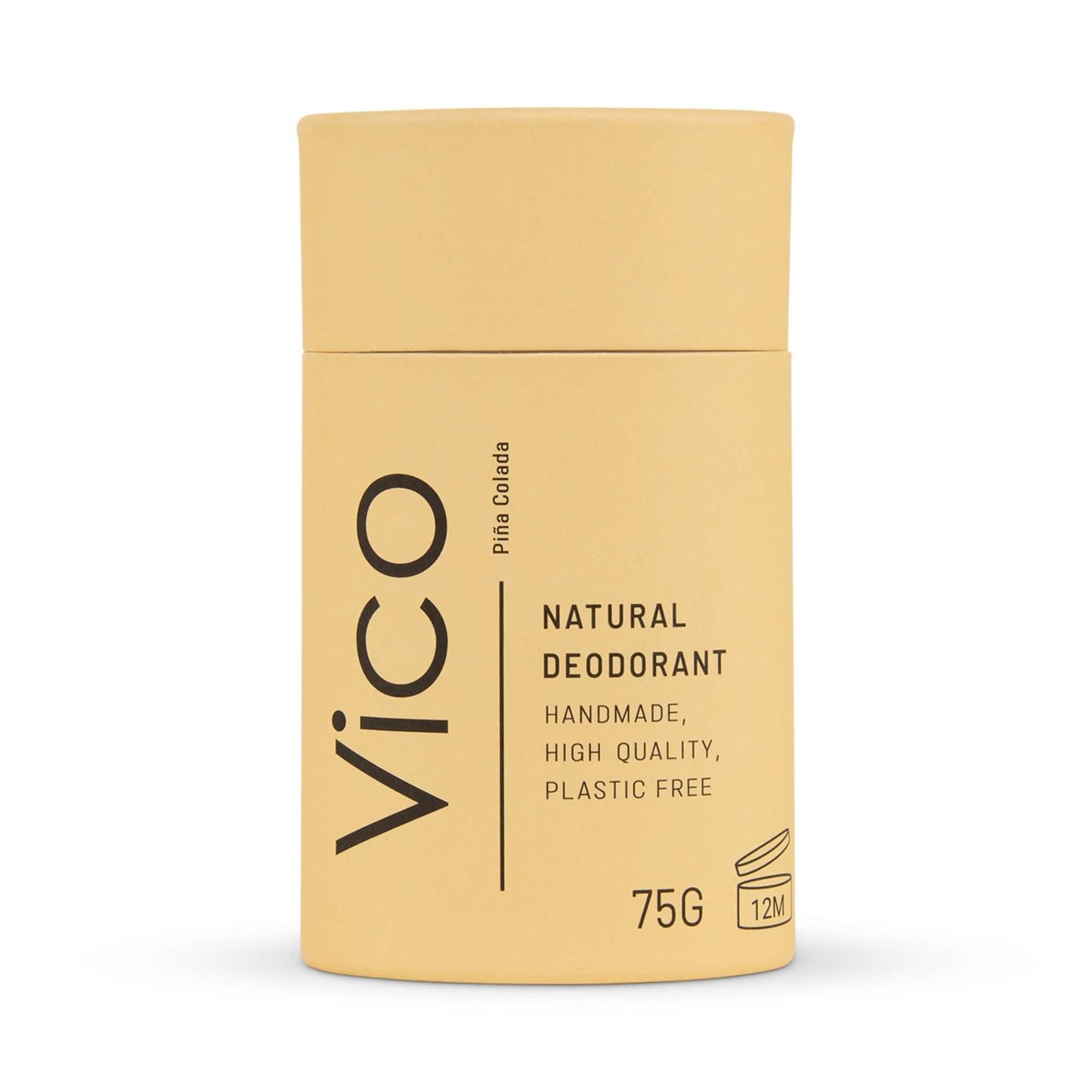 Vico Deodorant Vico Natural Deodorant Stick - 24hr Odour Protection - Pina Colada