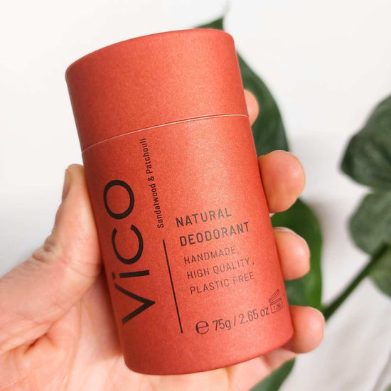 Vico Deodorant Vico Natural Deodorant Stick - 24hr Odour Protection - Sandalwood & Patchouli