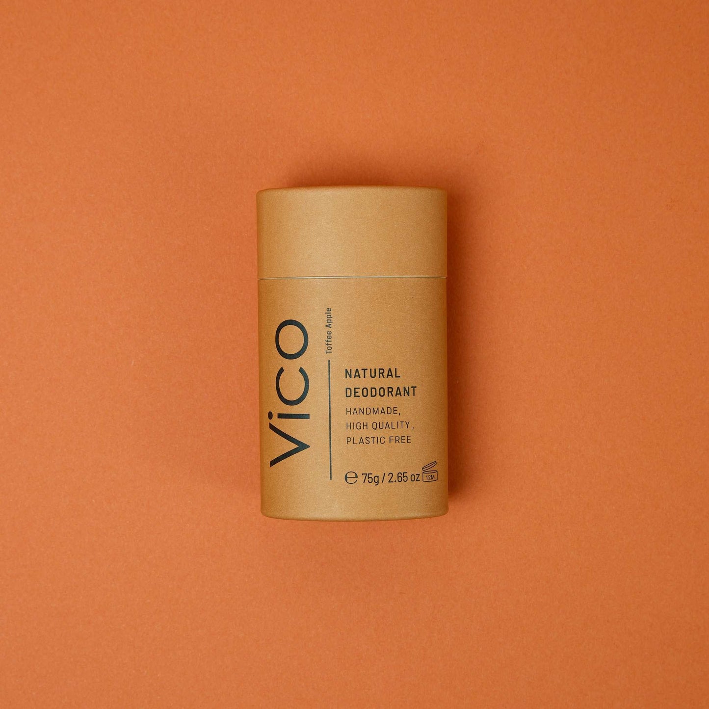 Vico Deodorant Vico Natural Deodorant Stick - 24hr Odour Protection -  Toffee Apple