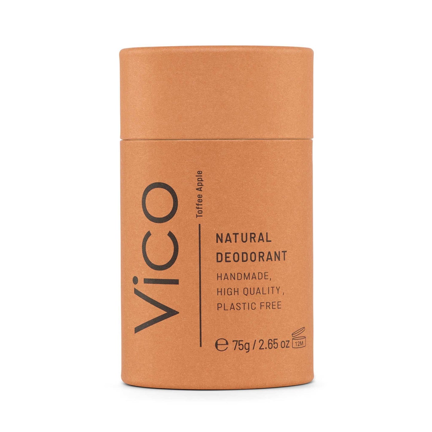 Vico Deodorant Vico Natural Deodorant Stick - 24hr Odour Protection -  Toffee Apple