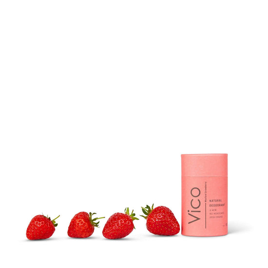 Vico Deodorant Vico Natural Deodorant Stick - 24hr Odour Protection -  Wexford Strawberry