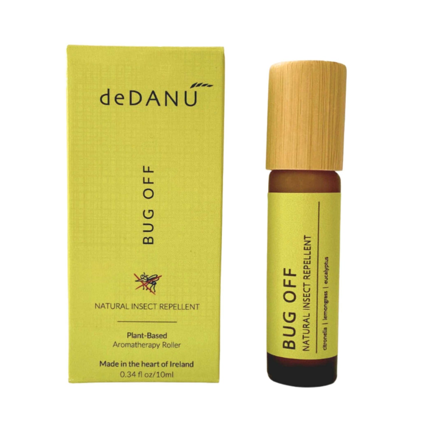 deDANU Essential Oil Bug Off Natural Insect Repellent Roll-On 10ml - Essential Oil Blend - deDANÚ