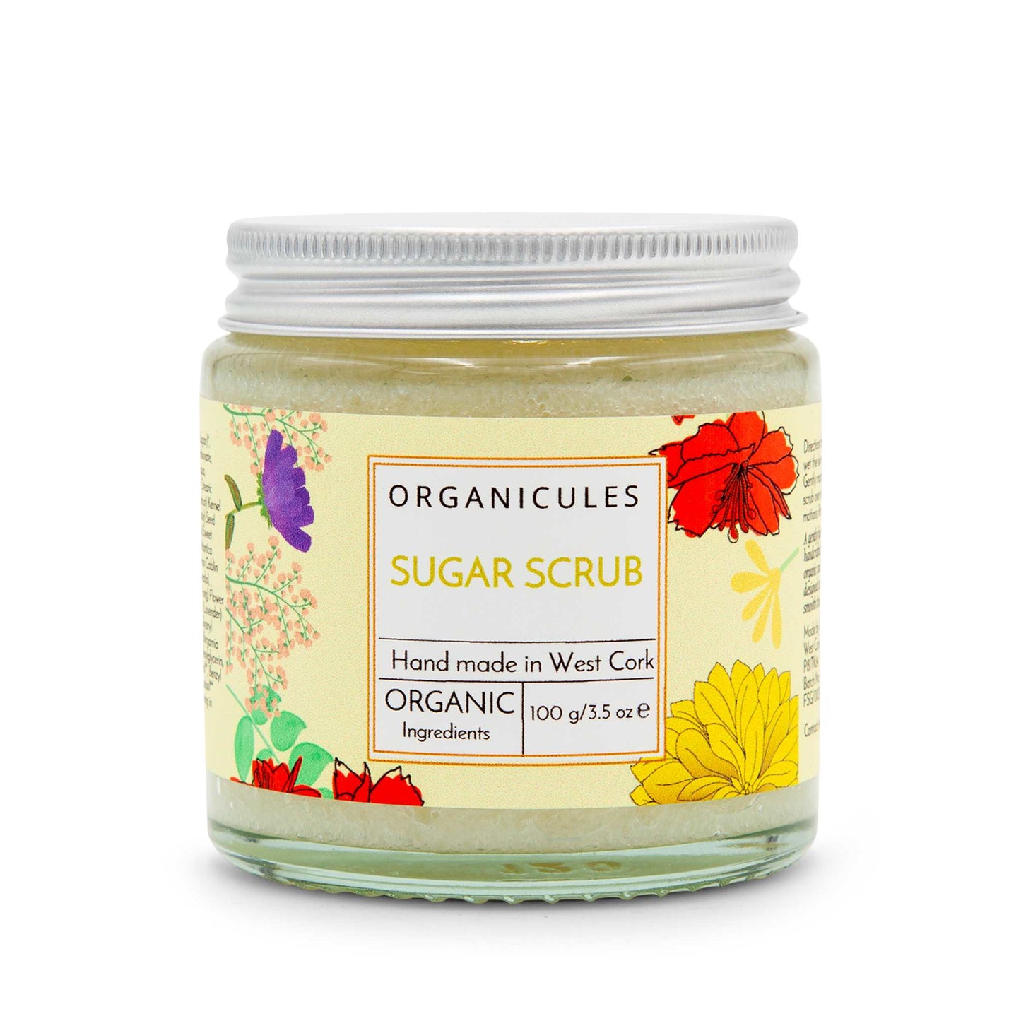 Organicules Exfoliator Exfoliating Sugar Body Scrub with Organic Cane Sugar - Organicules