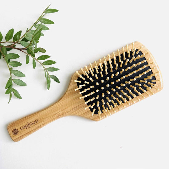 Ecojiko Hair Brush Bamboo Paddle Hair Brush - Ecojiko