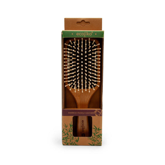 Ecojiko Hair Brush Bamboo Paddle Hair Brush - Ecojiko