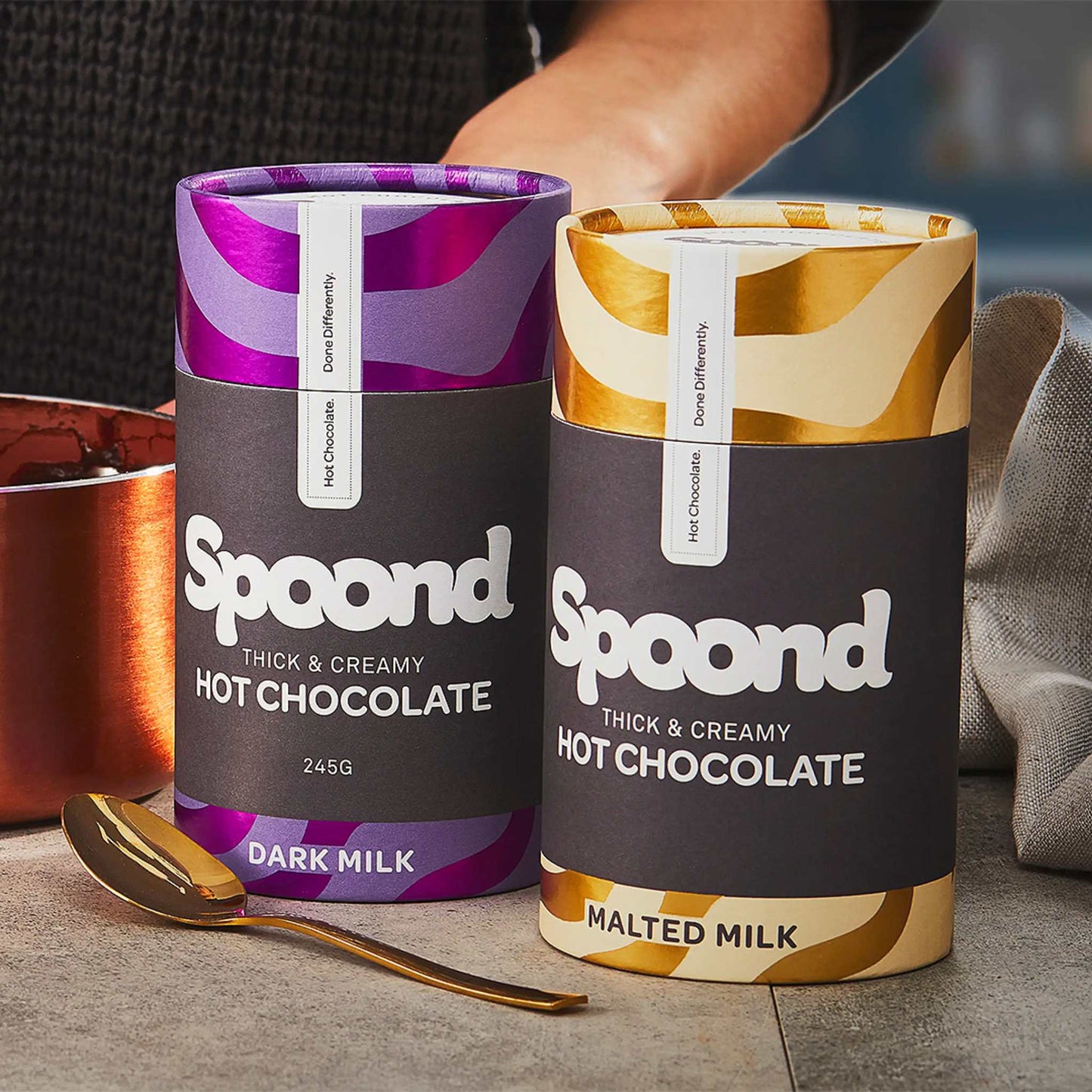 Spoond Hot Chocolate SPOOND Luxury Hot Chocolate - Belgian Milk Chocolate - 245g