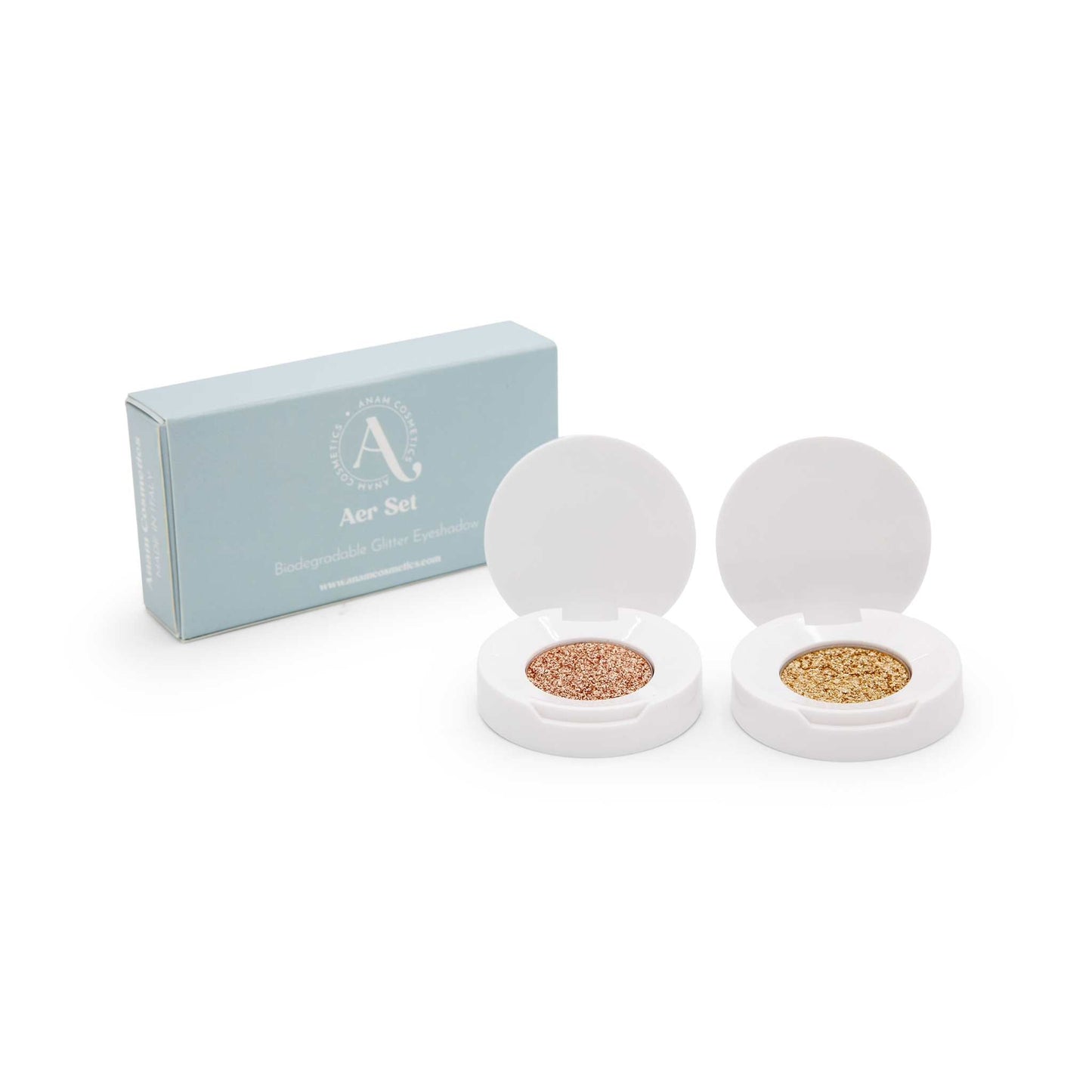 Anam Cosmetics Make Up Biodegradable Glitter Eyeshadow - Duo Packs- Anam Cosmetics