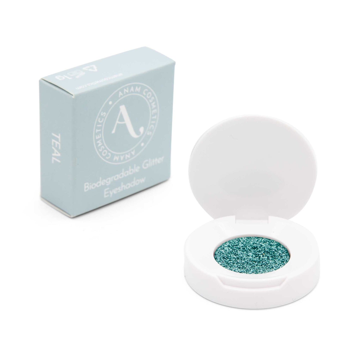 Anam Cosmetics Make Up Biodegradable Glitter Eyeshadow - Singles - Gold, Taupe or Teal - Anam Cosmetics