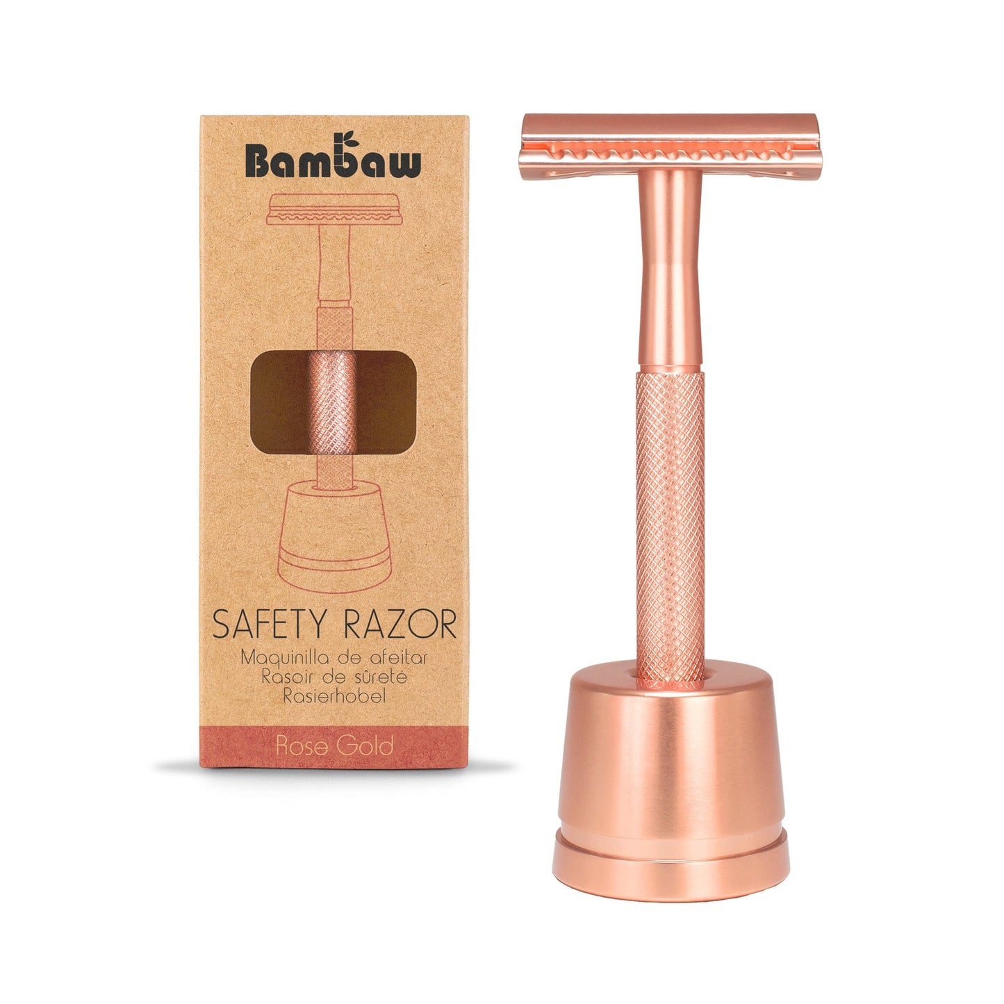 Bambaw Shaving Accessories Bambaw Stainless Steel Safety Razor + Stand