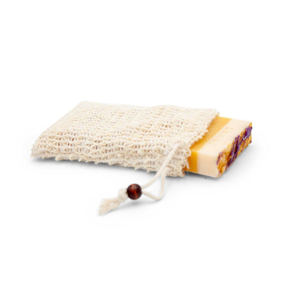 Acala Soap Dishes & Holders Natural Woven Sisal Soap Saver Bag - Acala