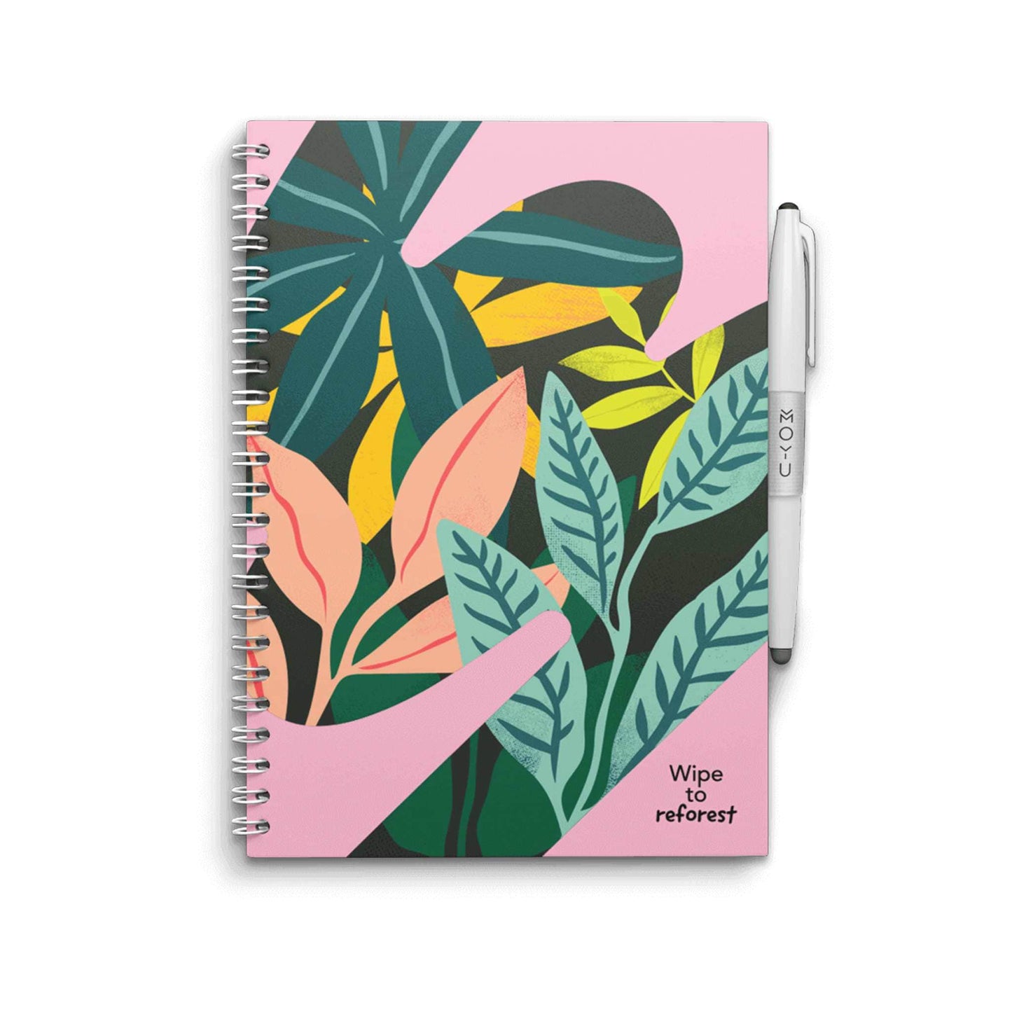 Moyu Stationery Love Garden Moyu Stone Paper Reusable Notebook A5