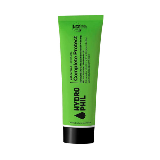 Hydrophil Toothpaste Complete Protect Toothpaste - with Flouride - Peppermint - 75ml - Hydrophil