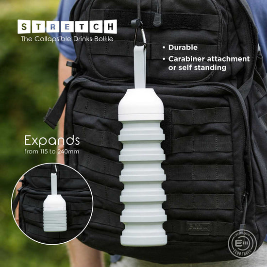 Echo Three Travel Bottles & Containers Stretch - The Collapsible Drinks Bottle - 540ml