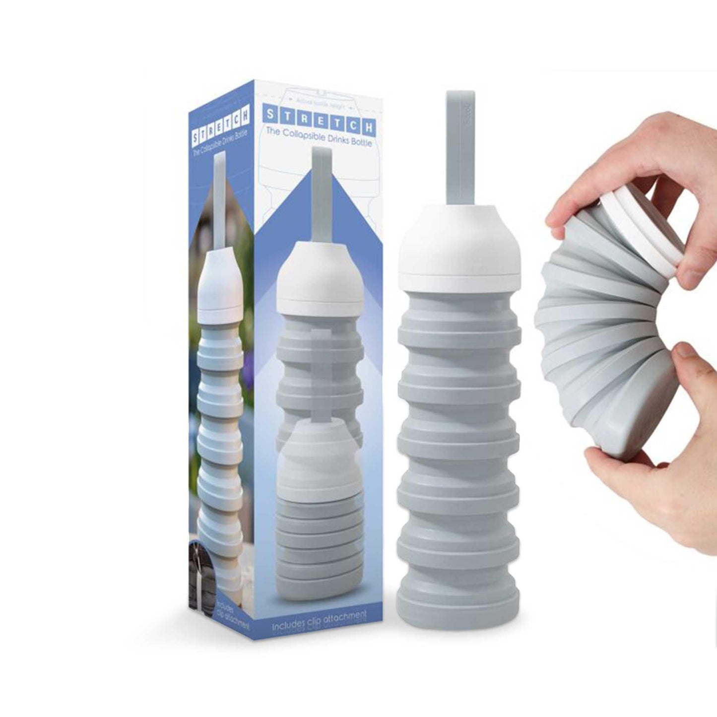 Echo Three Travel Bottles & Containers Stretch - The Collapsible Drinks Bottle - 540ml