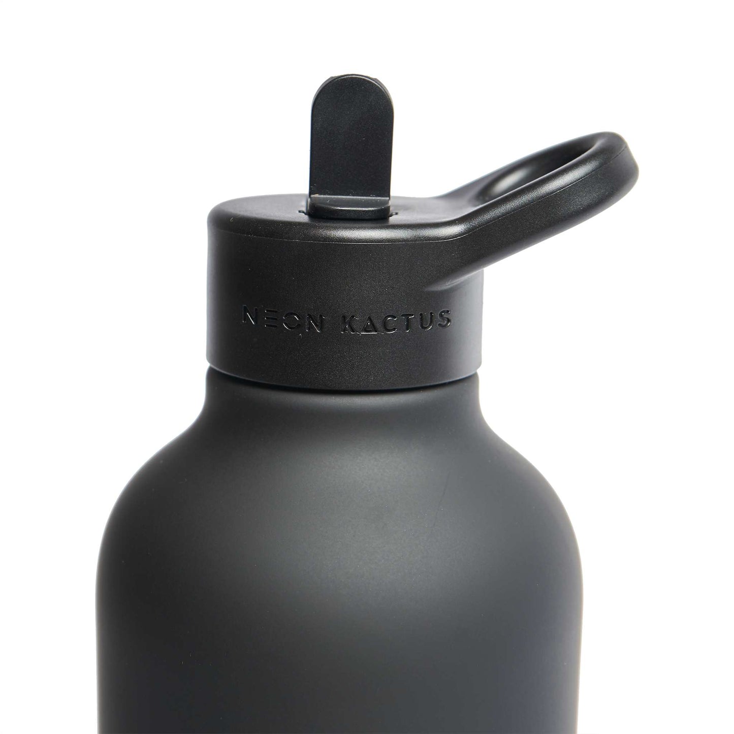 Neon Kactus Water Bottle Neon Kactus Tritan Water Bottle with Flip Lid - 1.3L - Rock Star Black