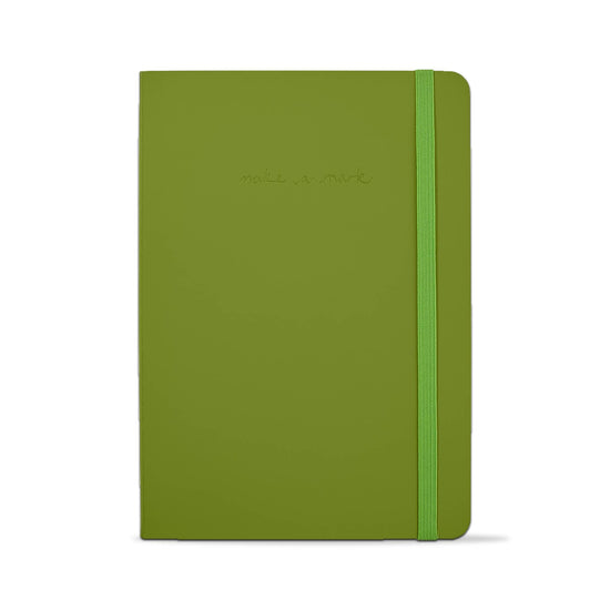 Vent for Change Notebooks & Notepads Recycled Leather A5 Make a Mark Notebooks - Vent for Change - Green