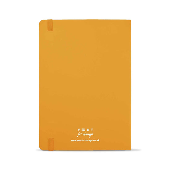 Vent for Change Notebooks & Notepads Recycled Leather A5 Make a Mark Notebooks - Vent for Change - Mustard Yellow