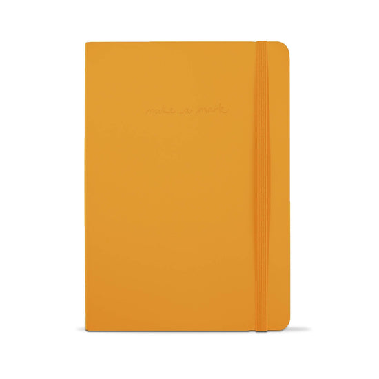 Vent for Change Notebooks & Notepads Recycled Leather A5 Make a Mark Notebooks - Vent for Change - Mustard Yellow