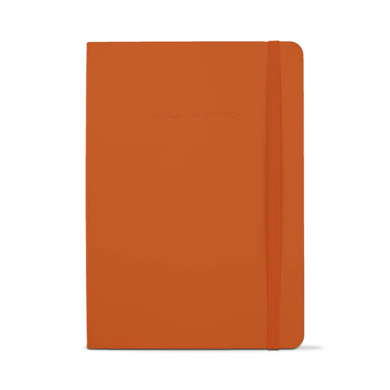 Vent for Change Notebooks & Notepads Recycled Leather A5 Make a Mark Notebooks - Vent for Change - Orange